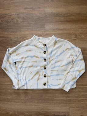 Madewell Tie-Dye Broadway Cardigan Size Small